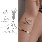 (10 tatuajes) Animales – Tatuaje Semi permanente
