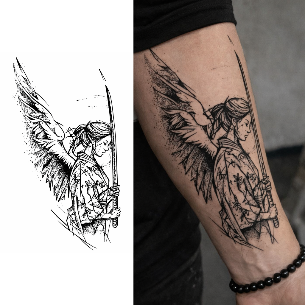Guerrera – Tatuaje Semi permanente
