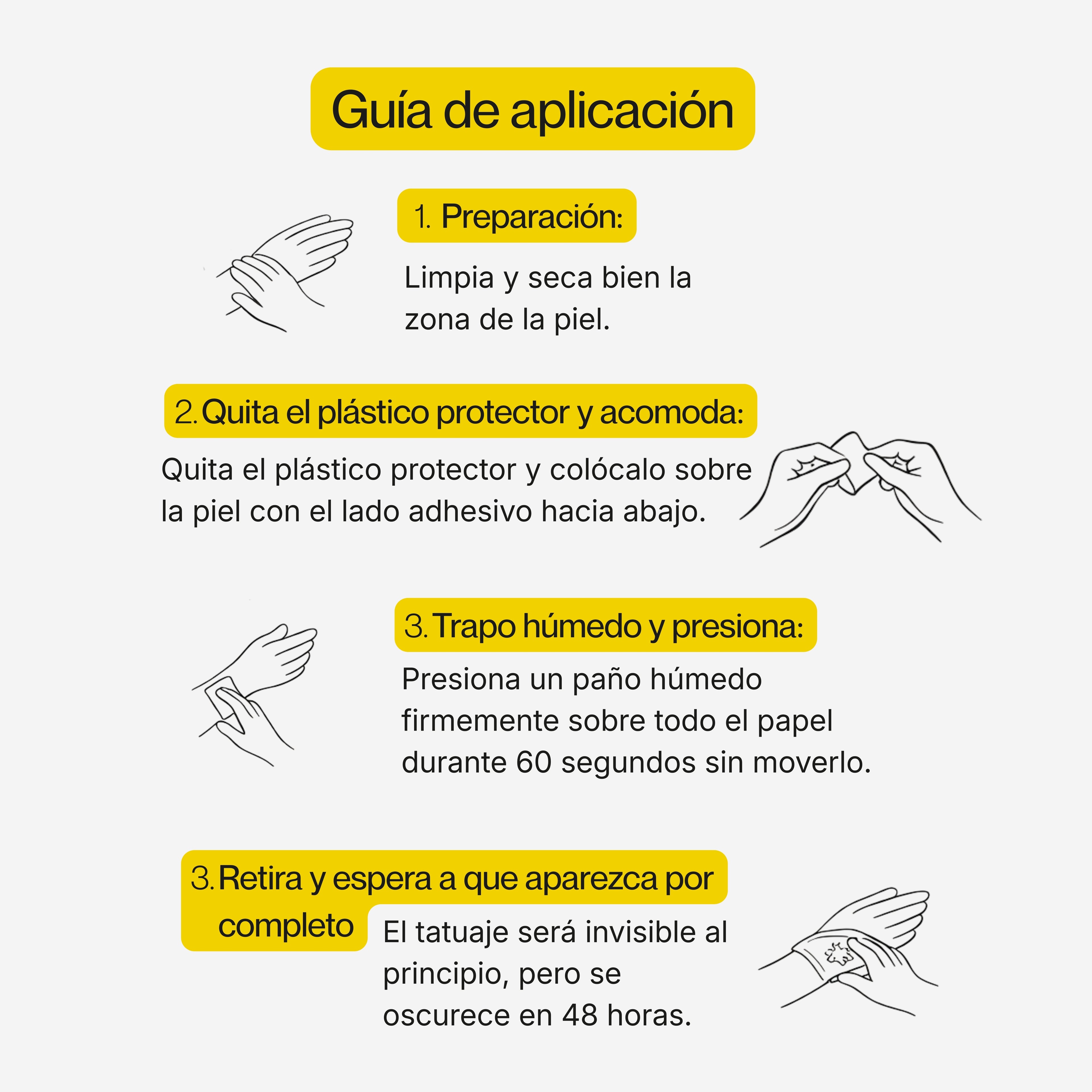 (10 tatuajes) Animales – Tatuaje Semi permanente