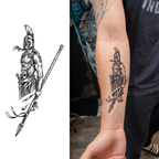 Guerrero espartano – Tatuaje Semi Permanente