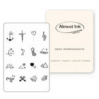 (16 tatuajes) Felicidad – Tatuaje Semi Permanente