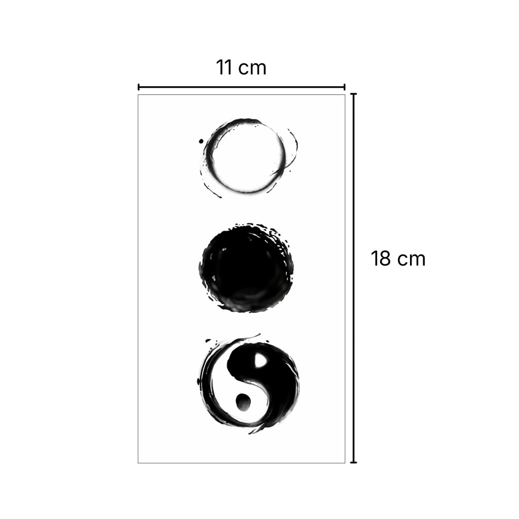 Yin y yang – Tatuaje Semi Permanente