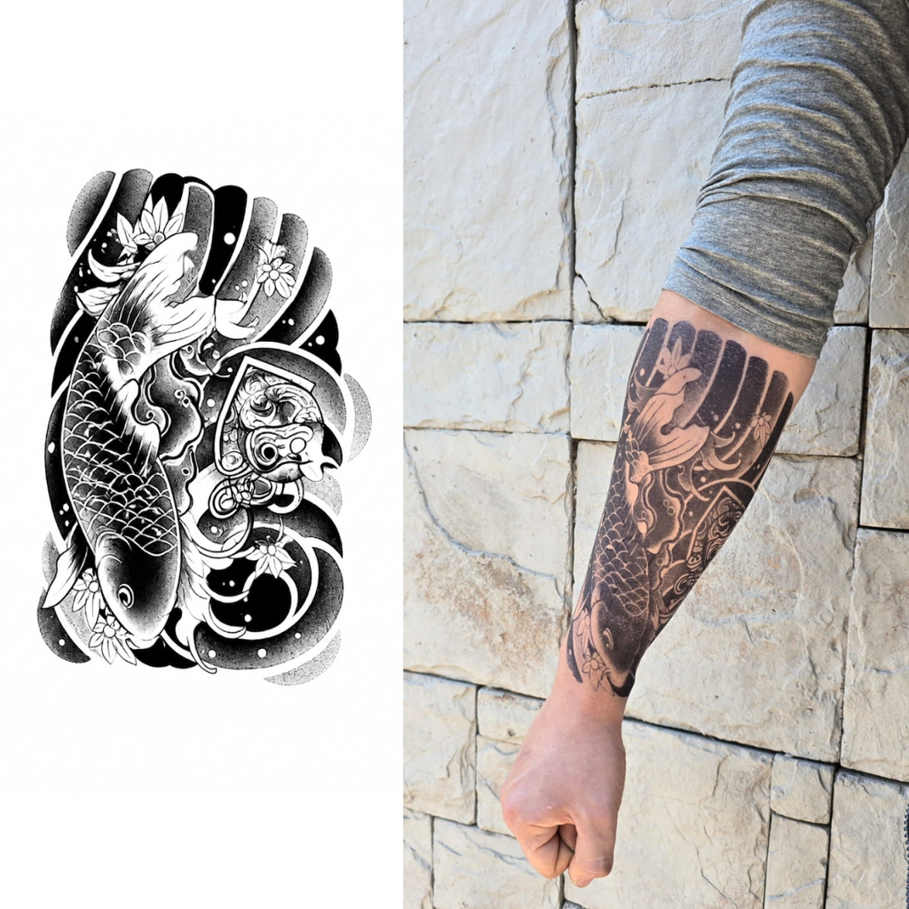Pez Koi – Tatuaje Semi Permanente